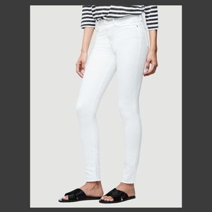 FRAME Denim Forever Karlie Skinny White Jeans 27